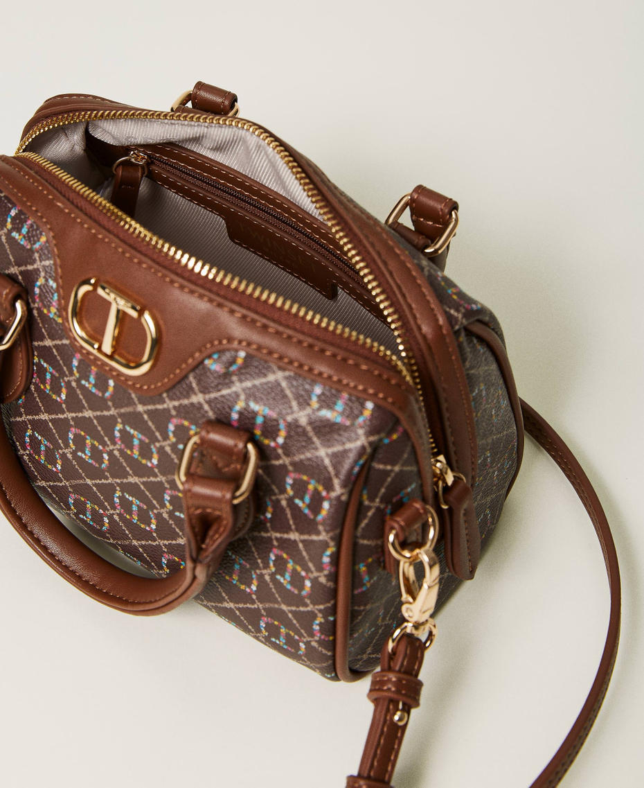 Sac bowling avec imprimé Floral T