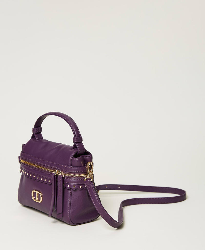 Borsa top handle ‘Cécile’ piccola Violetto Donna 232TD8110_00693_02