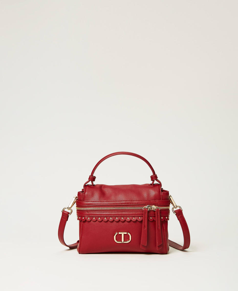 Borsa top handle ‘Cécile’ piccola Rosso Ardente Donna 232TD8110_04231_01