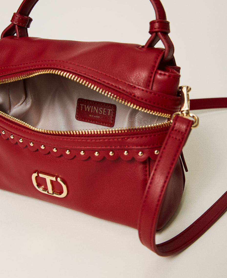 Borsa top handle ‘Cécile’ piccola Rosso Ardente Donna 232TD8110_04231_04