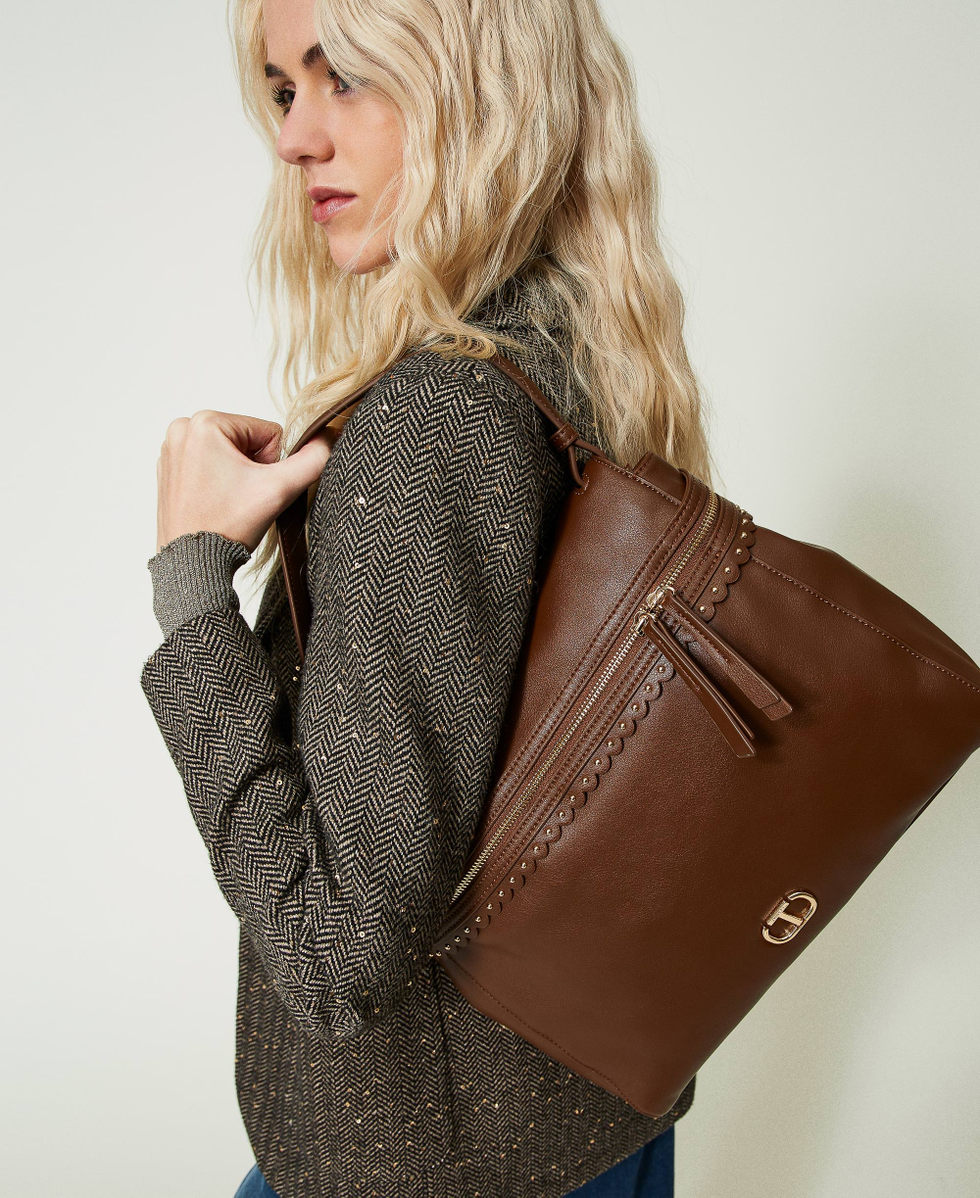 Large &lsquo;C&eacute;cile&rsquo; top handle bag