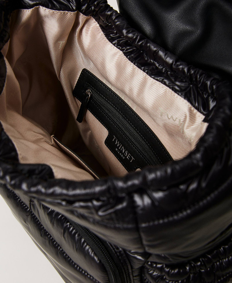 'Lila Ski' padded and quilted backpack