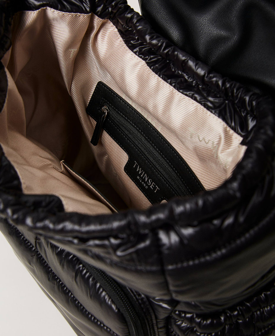 'Lila Ski' padded and quilted backpack