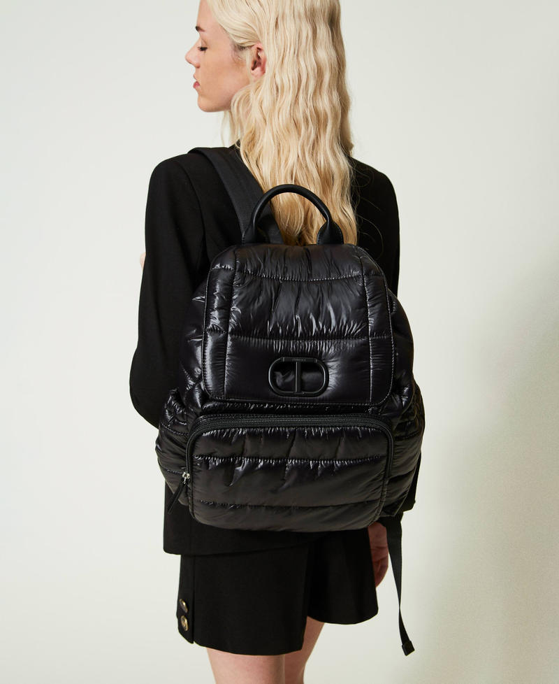 'Lila Ski' padded and quilted backpack