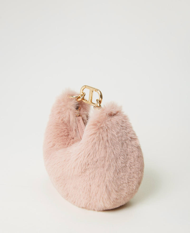 ‘Mini Croissant’ bag with Oval T Rosé Woman 232TD8180-02