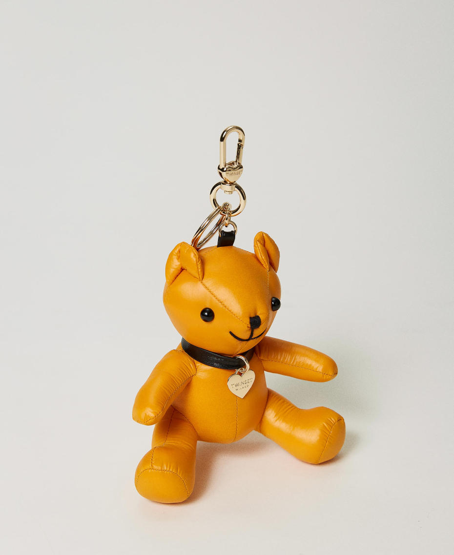 Schl&uuml;sselanh&auml;nger in Teddyform mit Logo Yellow Fizz Frau 232TD819D_01780_01