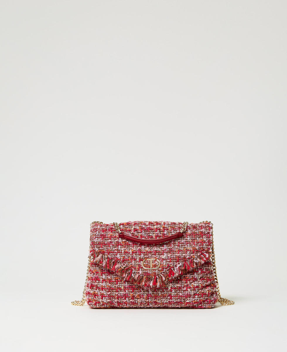 &lsquo;Dreamy&rsquo; tweed shoulder bag