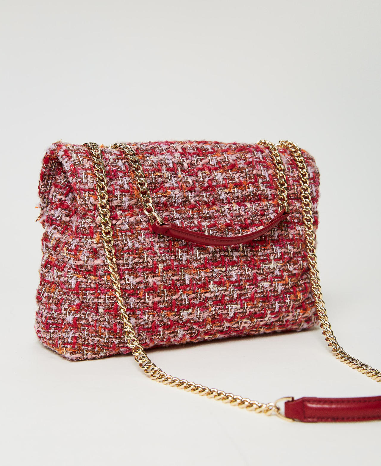 Borsa a tracolla scorrevole con Oval T Donna, Viola | Milano