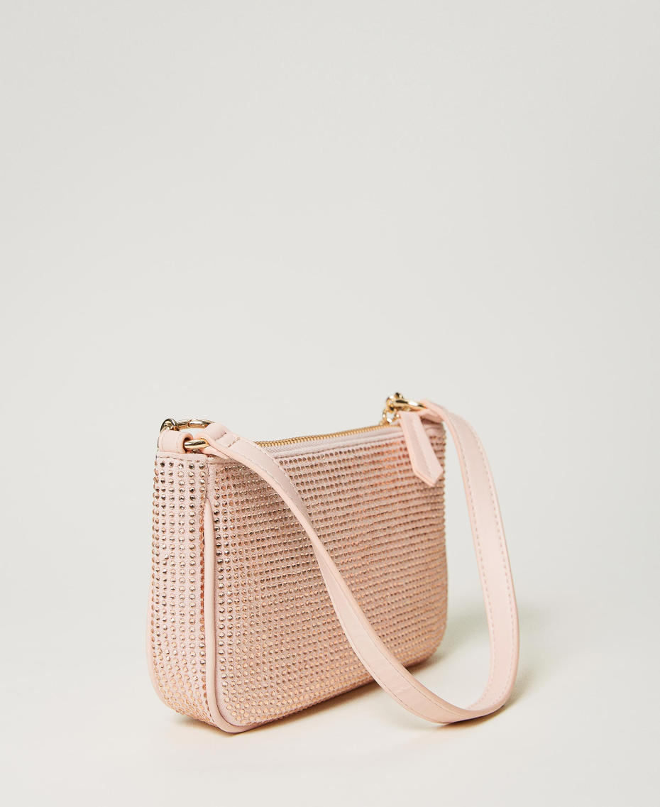 Party-Umhängetasche „Petite“ mit Oval T Rosé Frau 232TD8211_00496_03