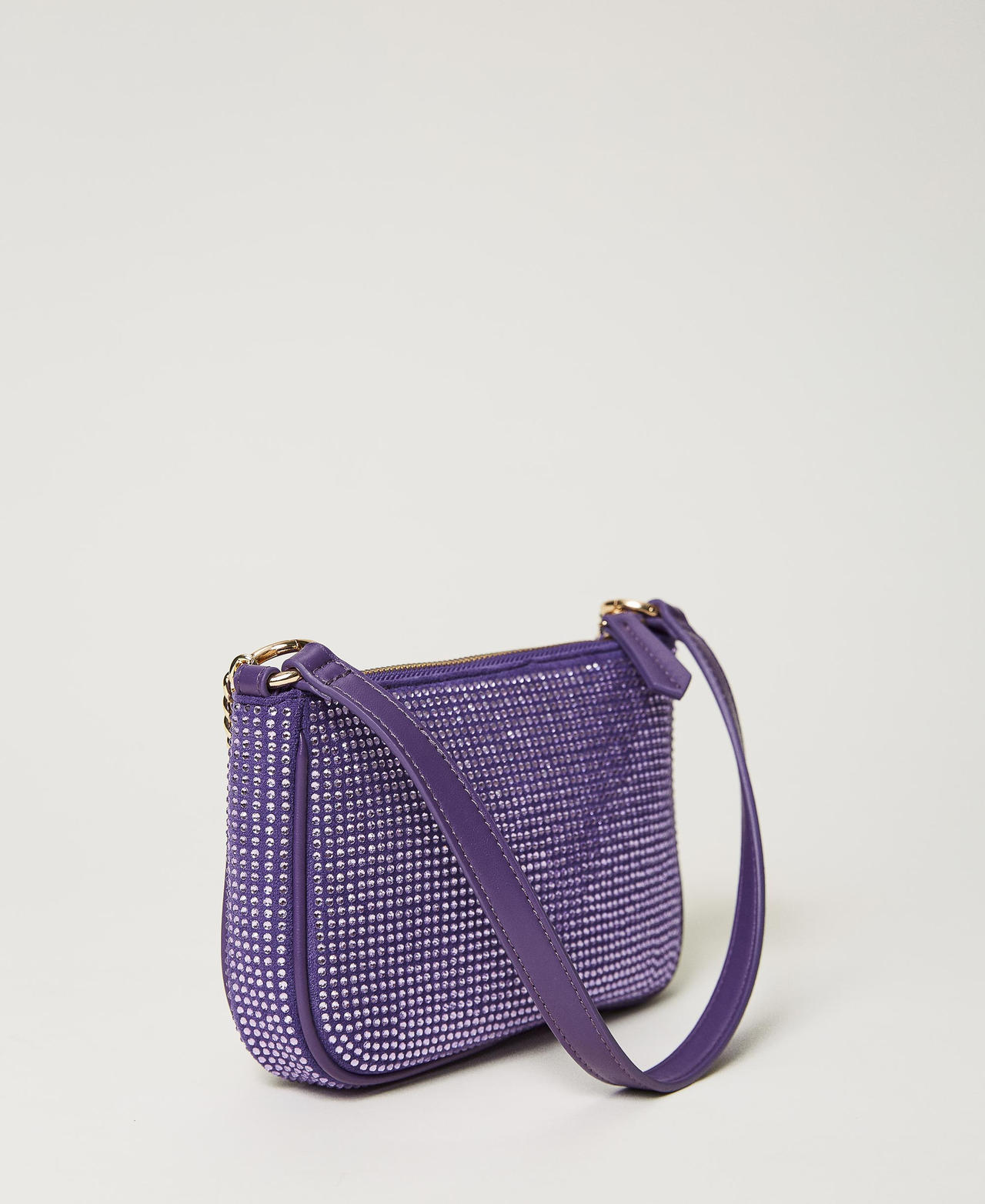 Party &lsquo;Petite&rsquo; shoulder bag with Oval T Violet Woman 232TD8211_00693_03