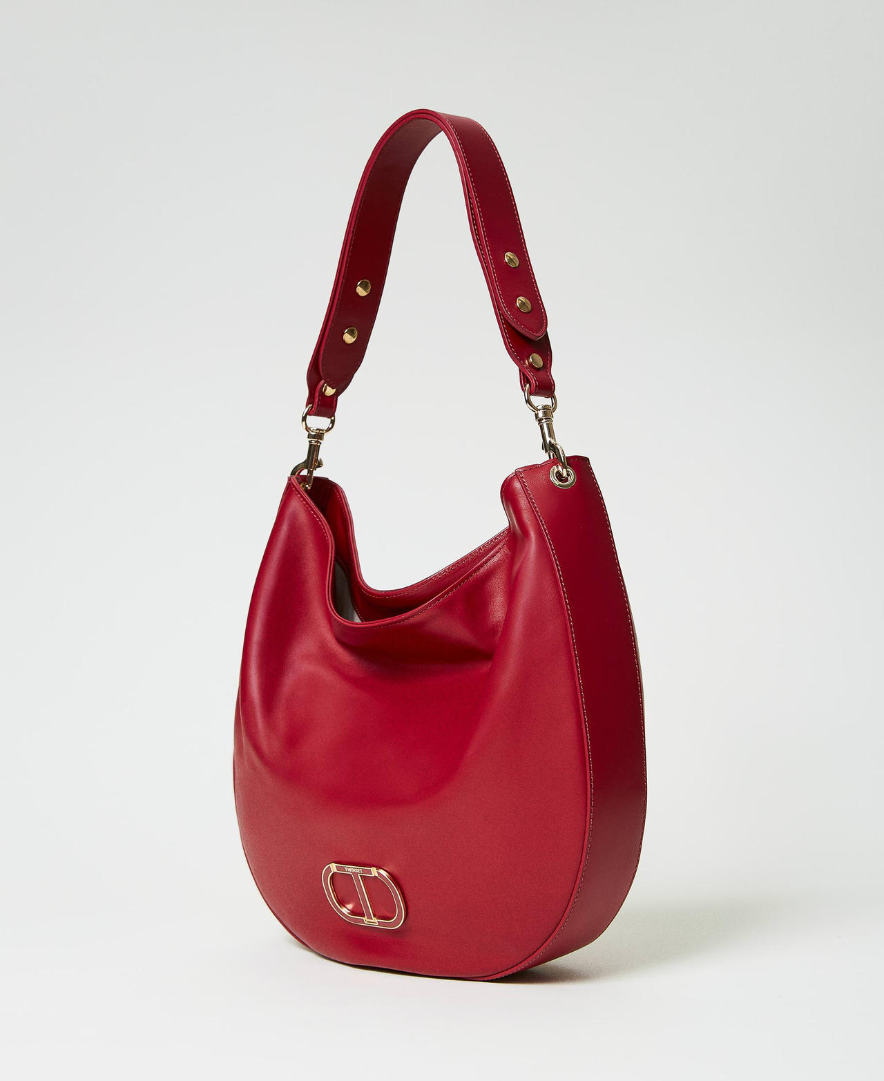 Hobotasche „Banjo Bag“ aus Leder Feuerrot Frau 232TD8260_04231_02