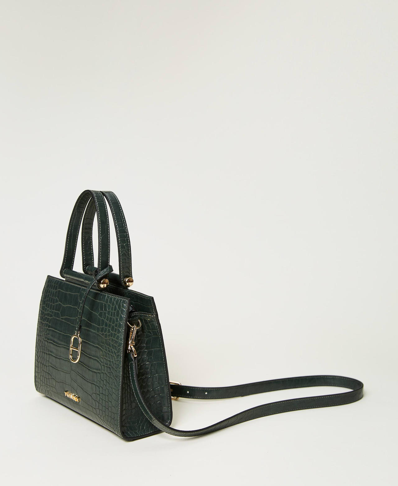 Kleiner Shopper „Mademoiselle“ Dunkelgrün Frau 232TD8311_00521_02