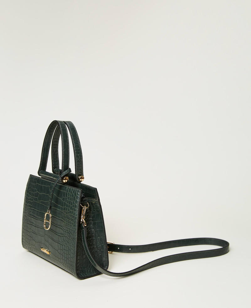 Kleiner Shopper „Mademoiselle“ Dunkelgrün Frau 232TD8311_00521_02