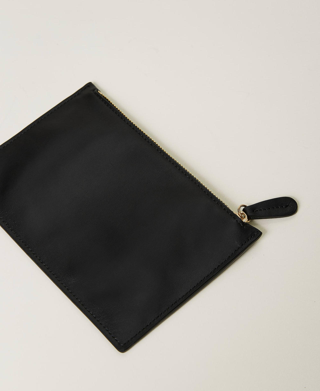 Кожаный конверт-несессер Черный женщина 232TD8342-02