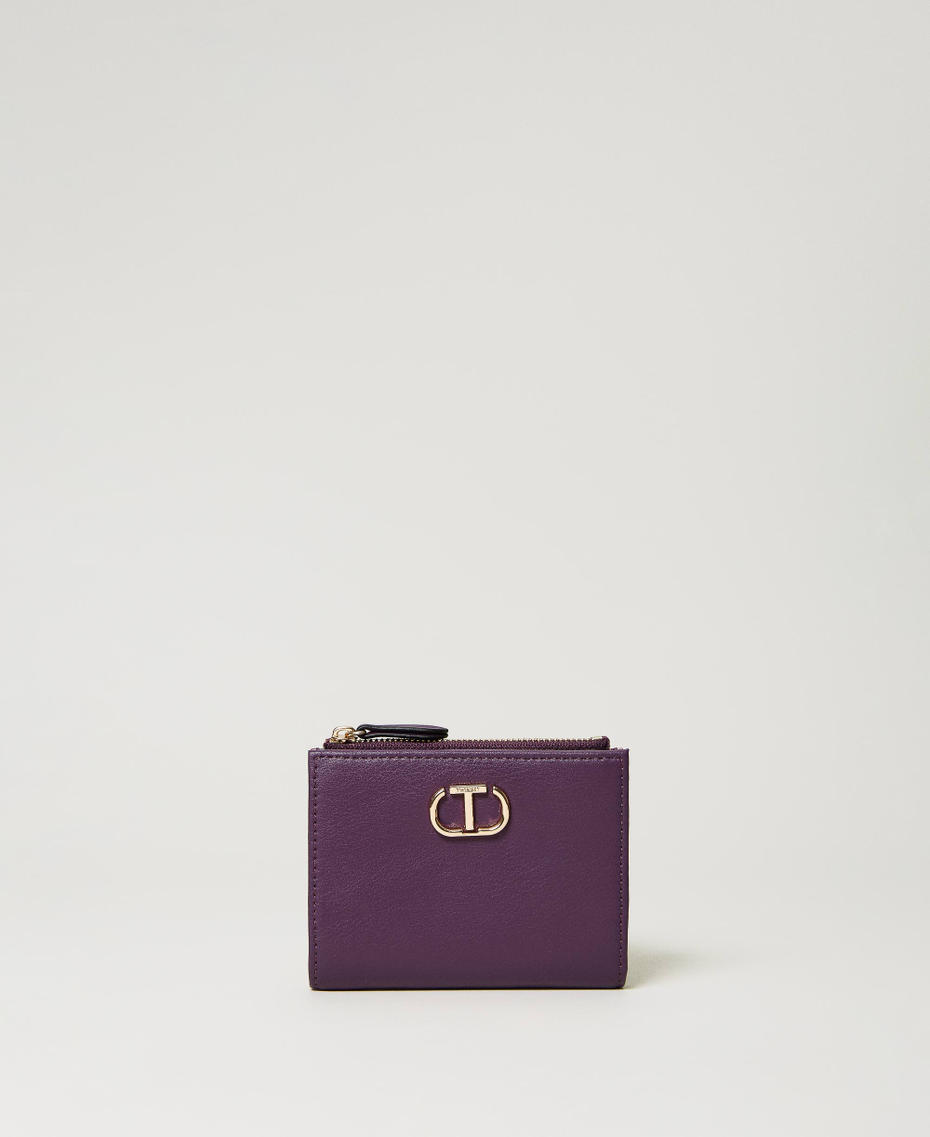 Portafoglio piccolo con Oval T Violetto Donna 232TD8352_00693_01