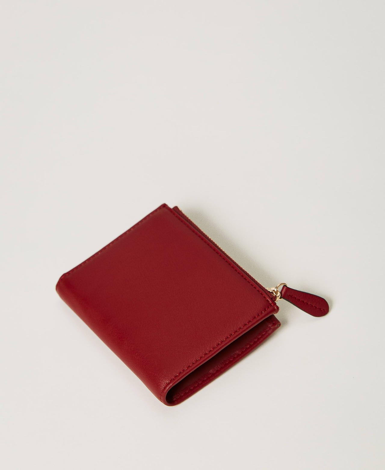 Portafoglio piccolo con Oval T Rosso Ardente Donna 232TD8352_04231_02