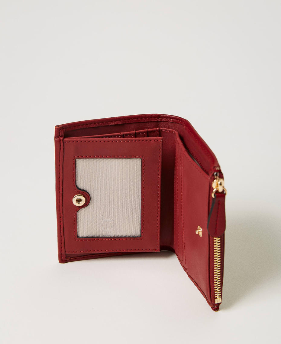 Portafoglio piccolo con Oval T Rosso Ardente Donna 232TD8352_04231_03