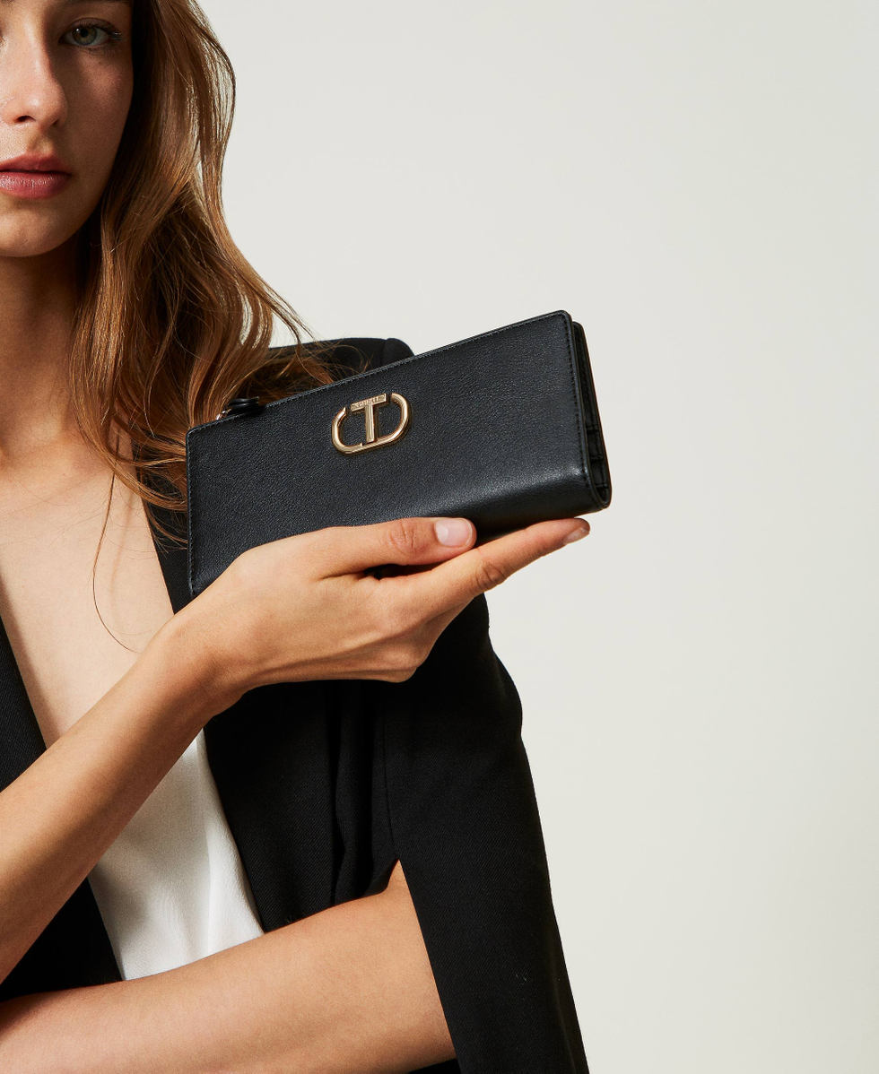 Large Oval T wallet
