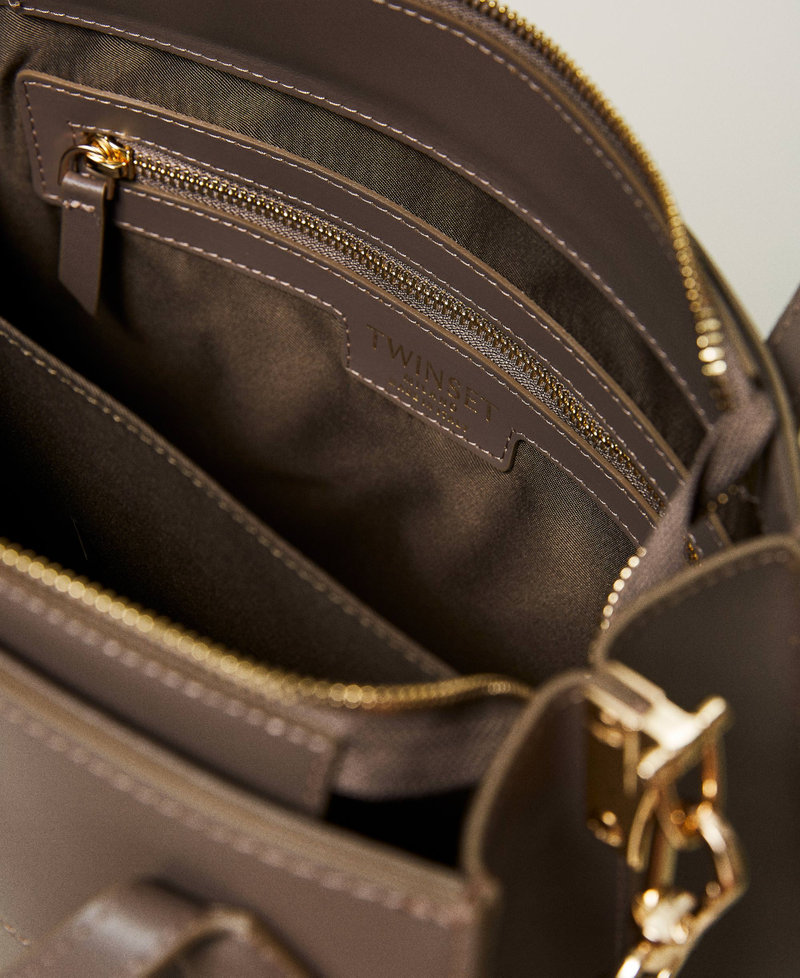Borsa a tracolla grande in pelle