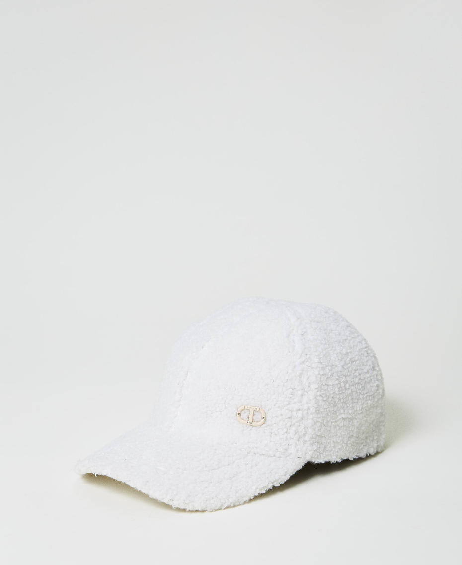 Faux fur baseball cap