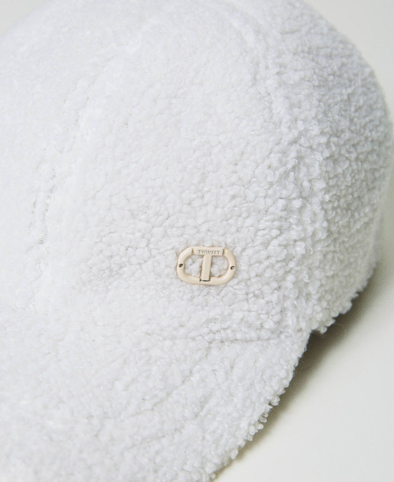 Faux fur baseball cap