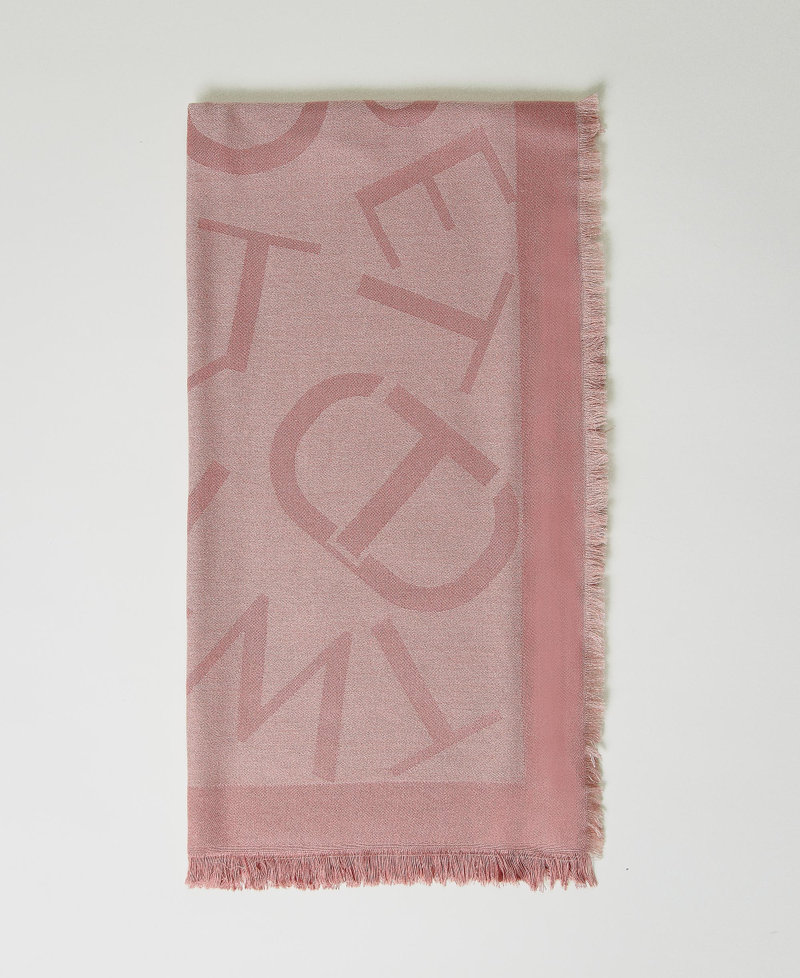 Jacquardtuch mit Logos