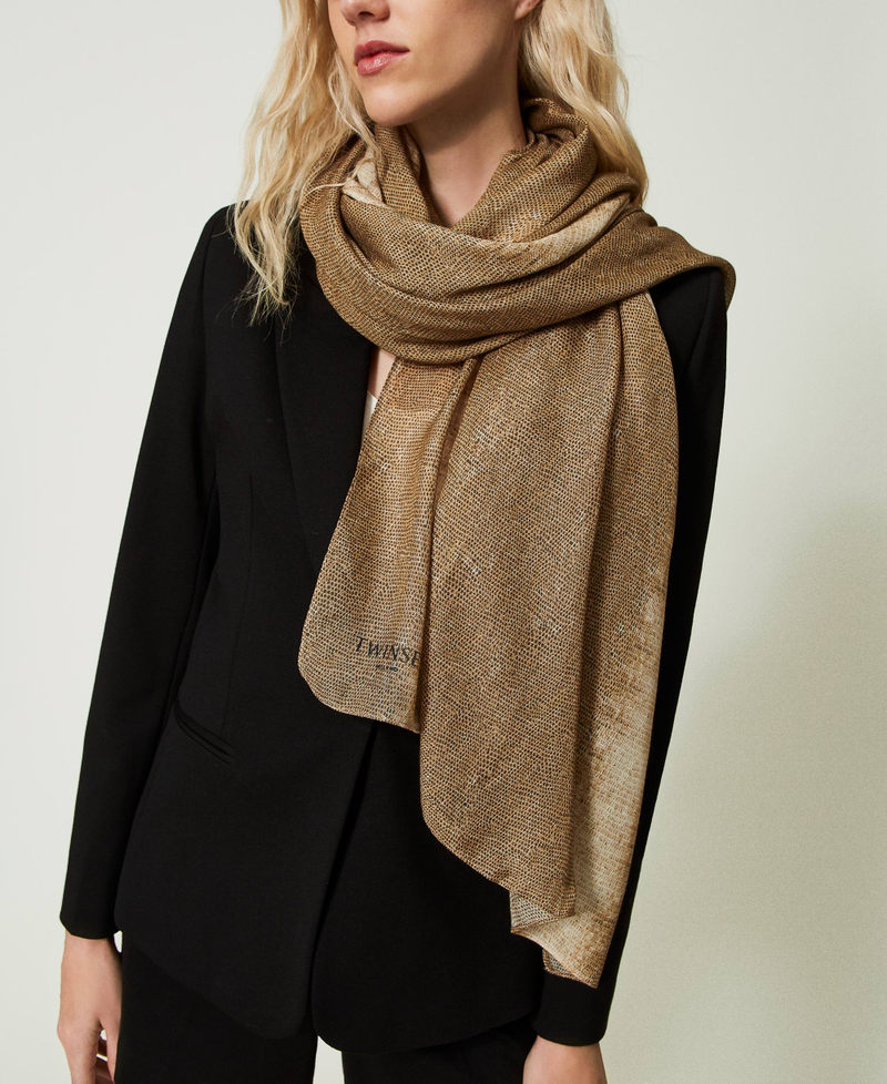 Printed stole with logo