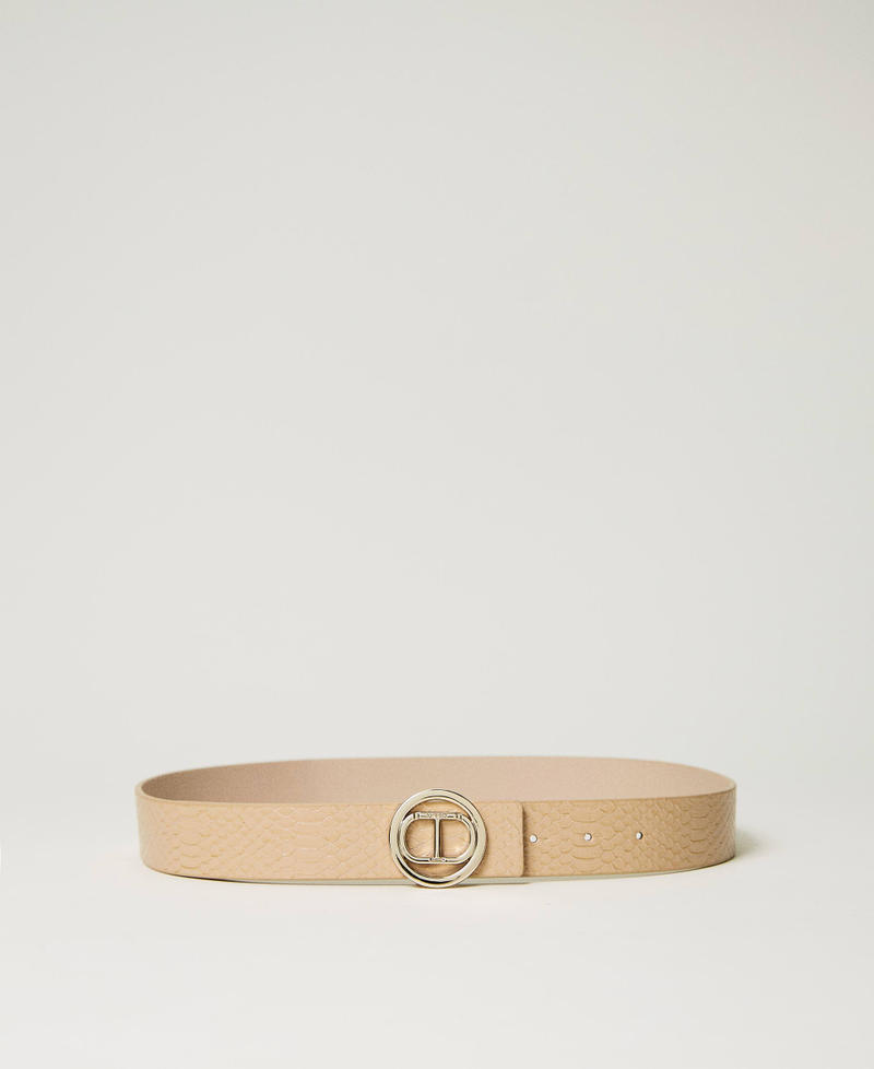 Ceinture réversible animalière avec Oval T