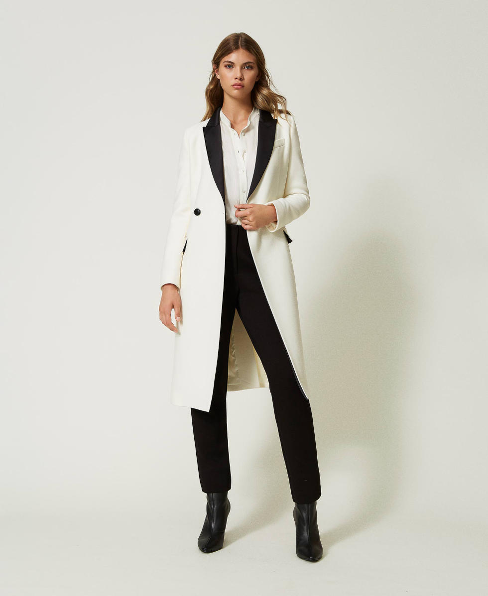Cappotto in panno sale