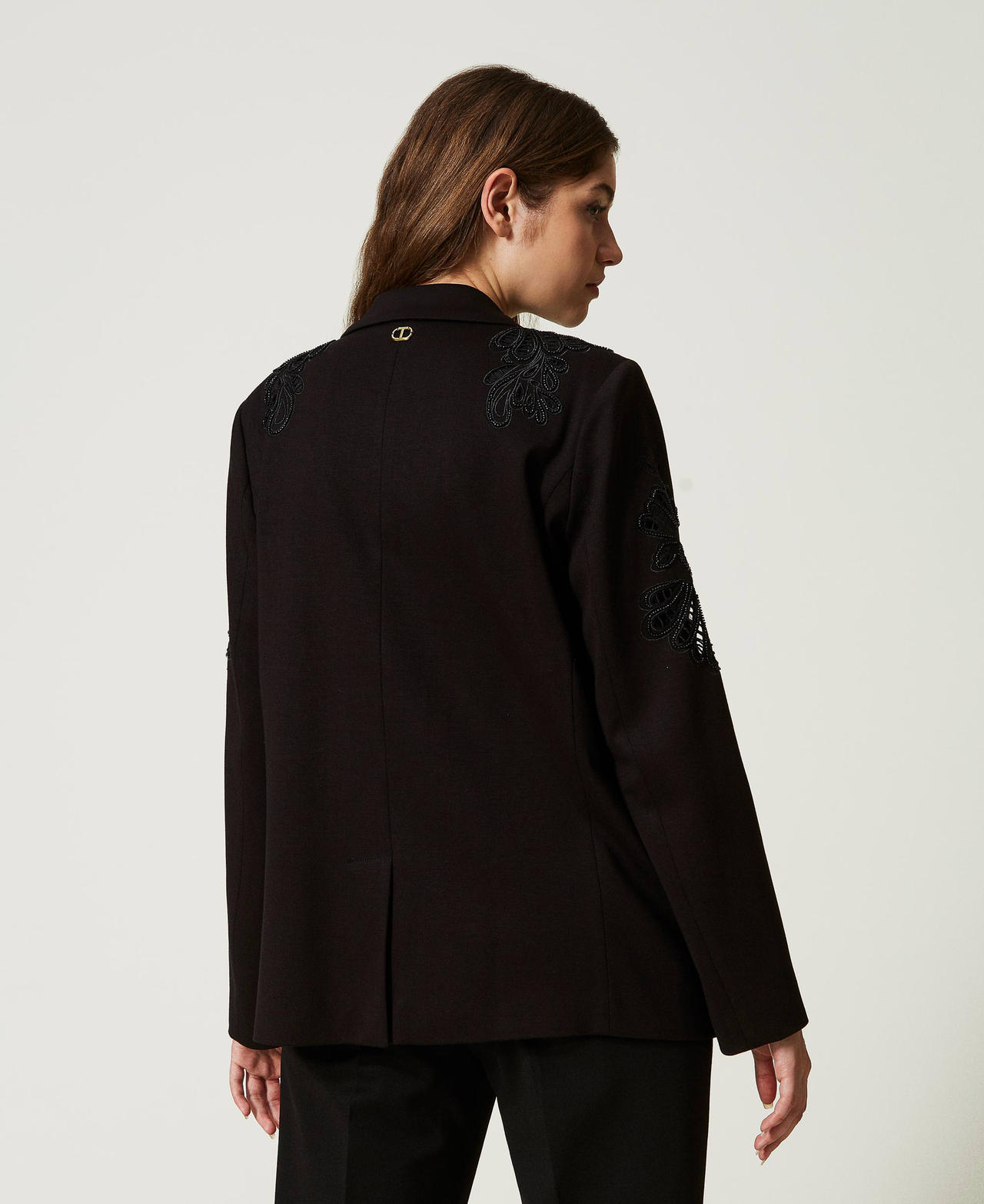 Blazer mit Handstickereien