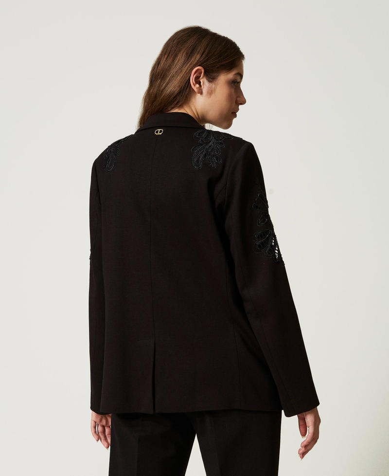 Blazer mit Handstickereien