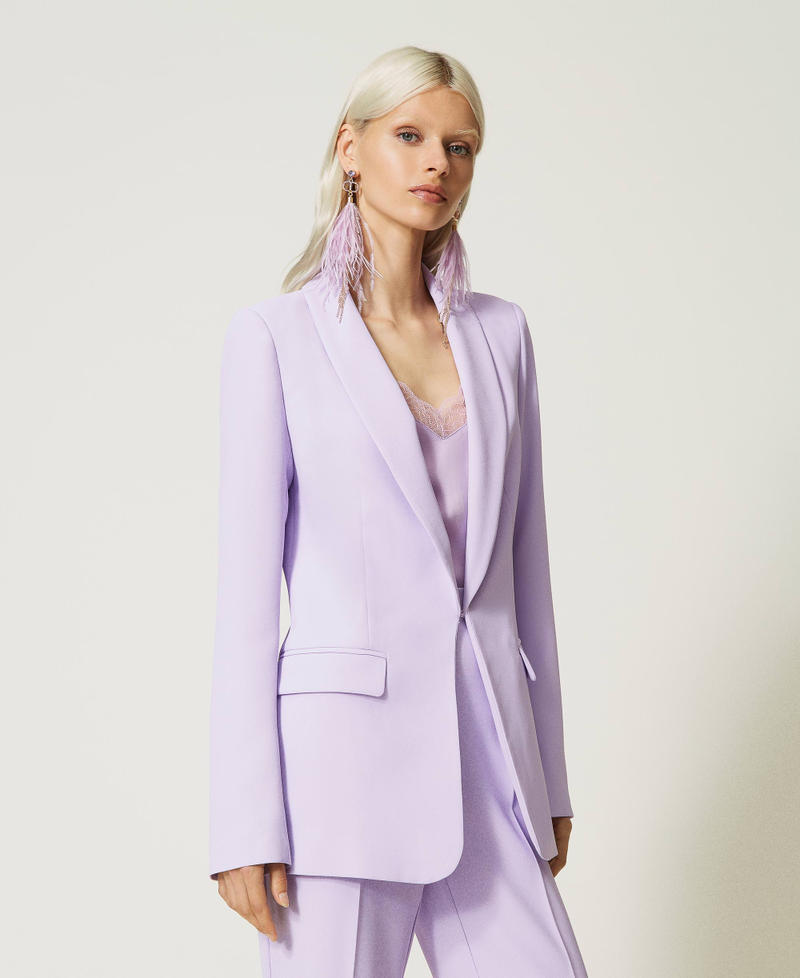 Cady crêpe blazer