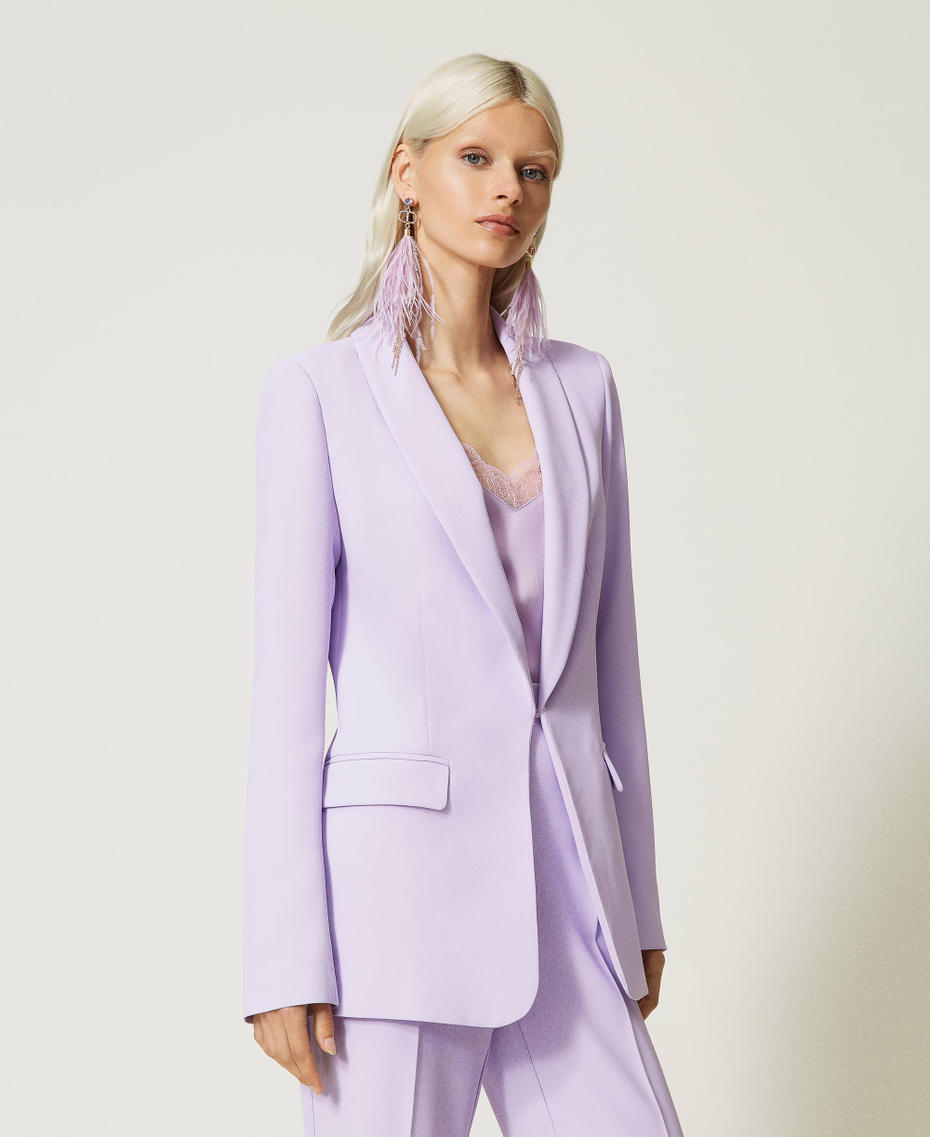 Cady crêpe blazer