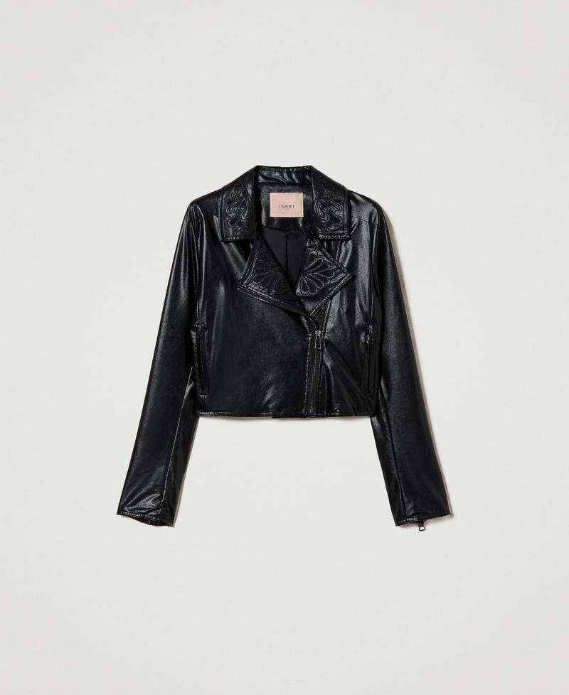 Perfecto avec broderies florales