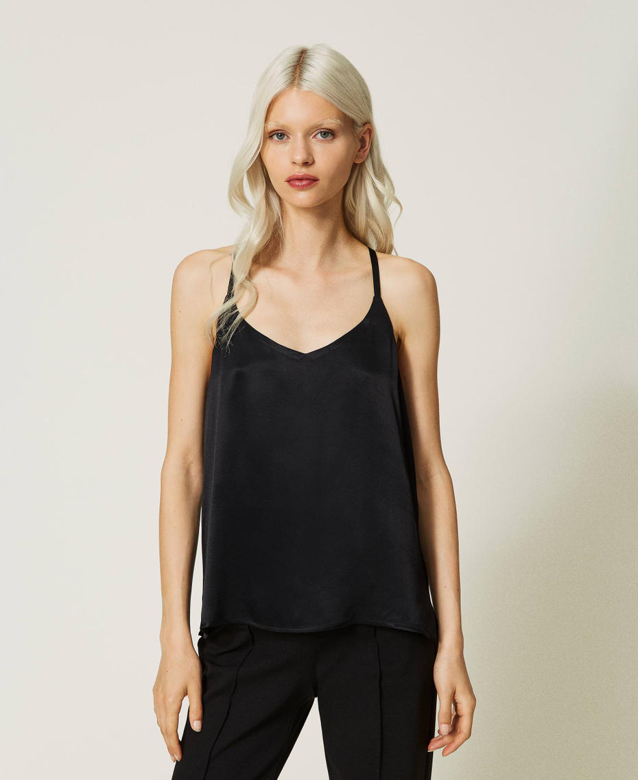 Top en satin