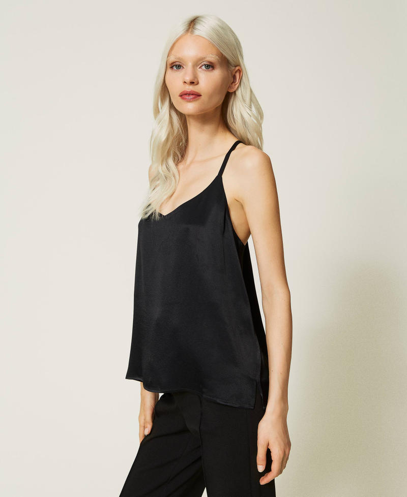 Top en satin