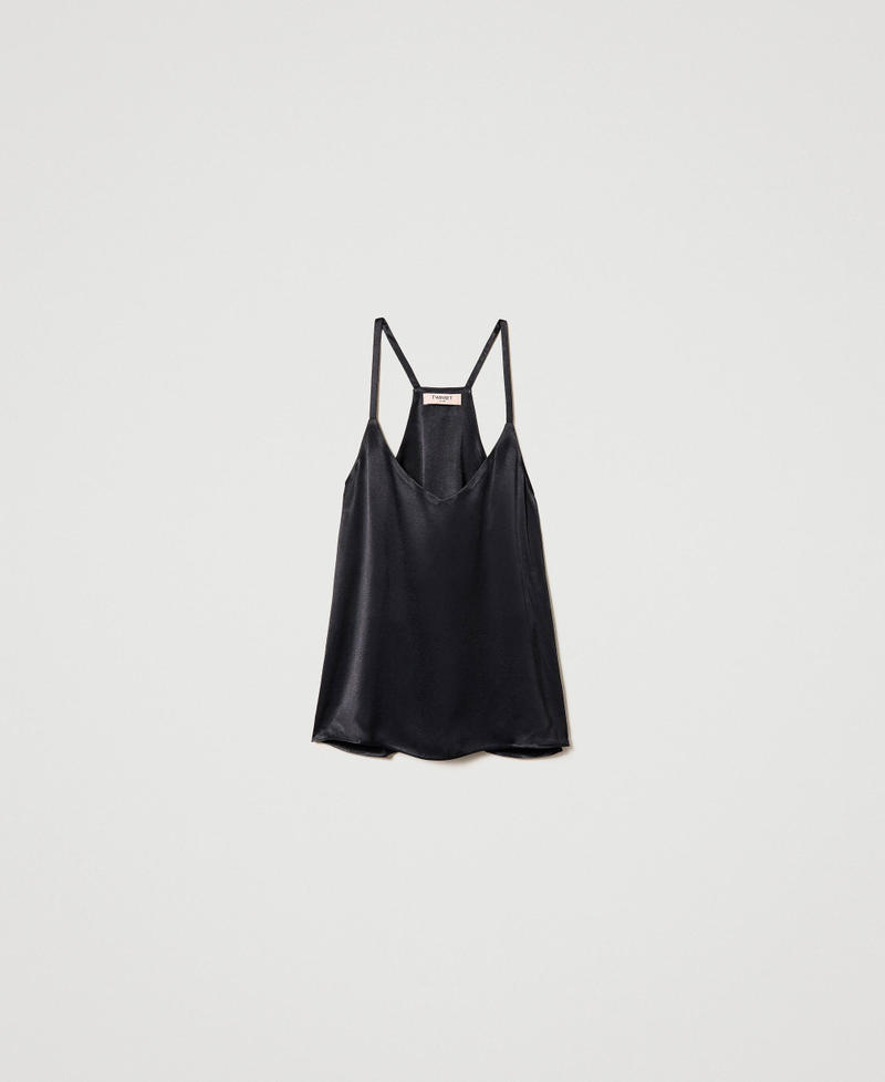 Top en satin