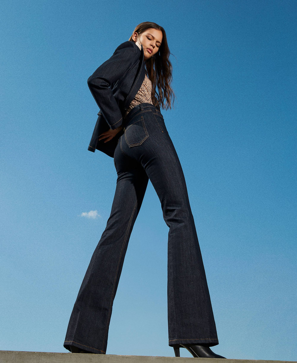 Jean évasé femme shop
