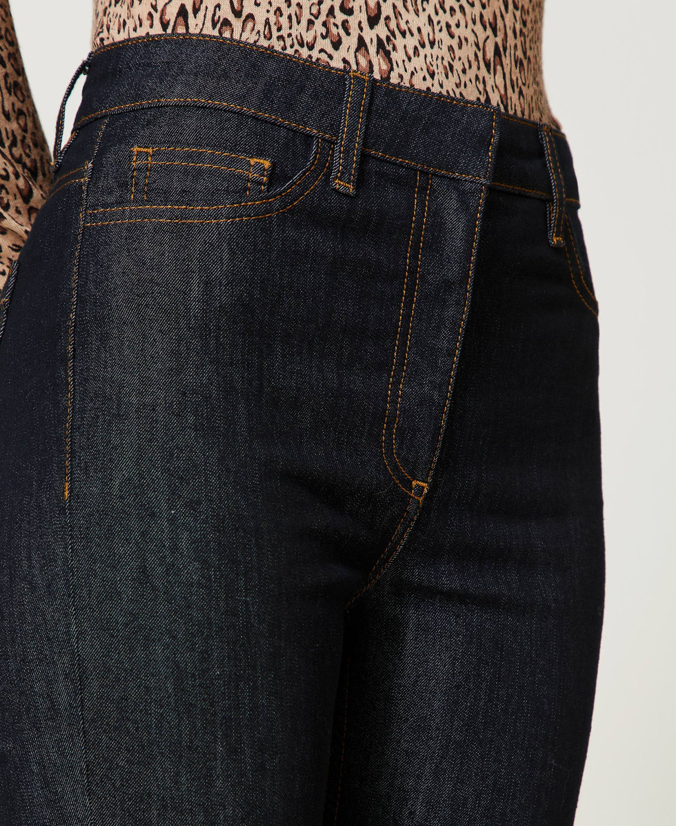 Five-pocket flared jeans