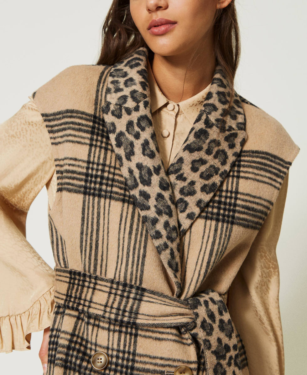 Gilet jacquard r&eacute;versible