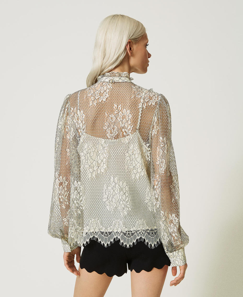 Camicia In Pizzo Pregiato Vania