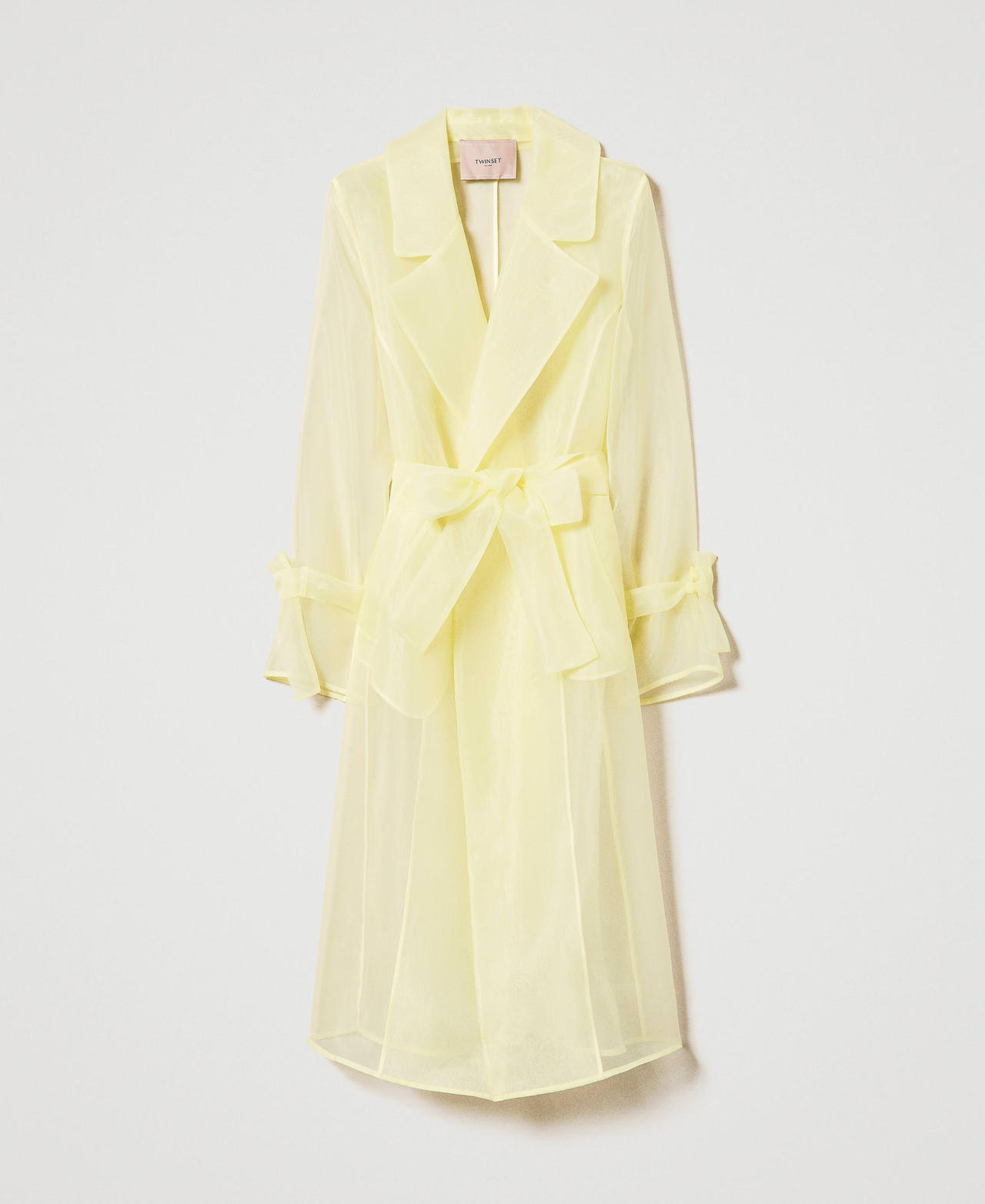 Organza trench coat hot sale