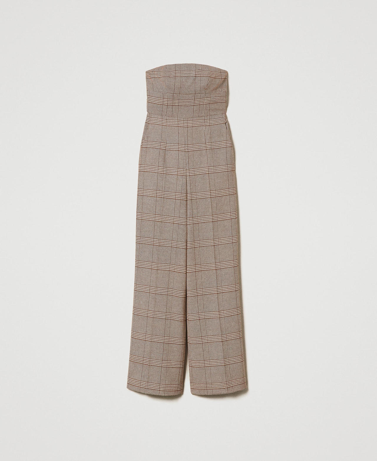 Glen plaid jumpsuit hot sale