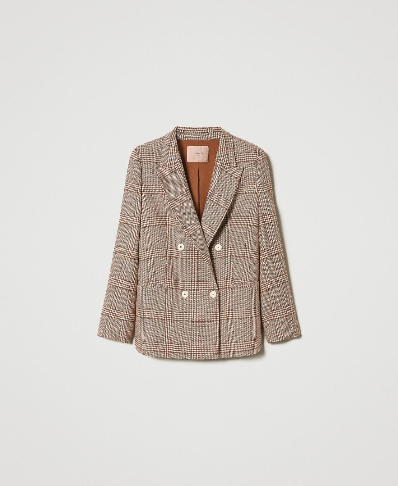 Glen plaid blazer