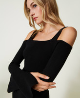 1285b Mink Slit Dress