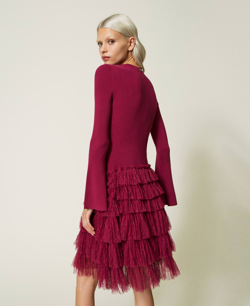 Robe Soirée Milly En Soie écru Volants Et Décolleté En V – Taille 6, Neuve Avec étiquette, Manches Courtes
