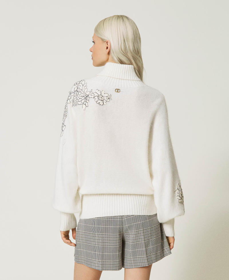 Angora blend turtleneck jumper