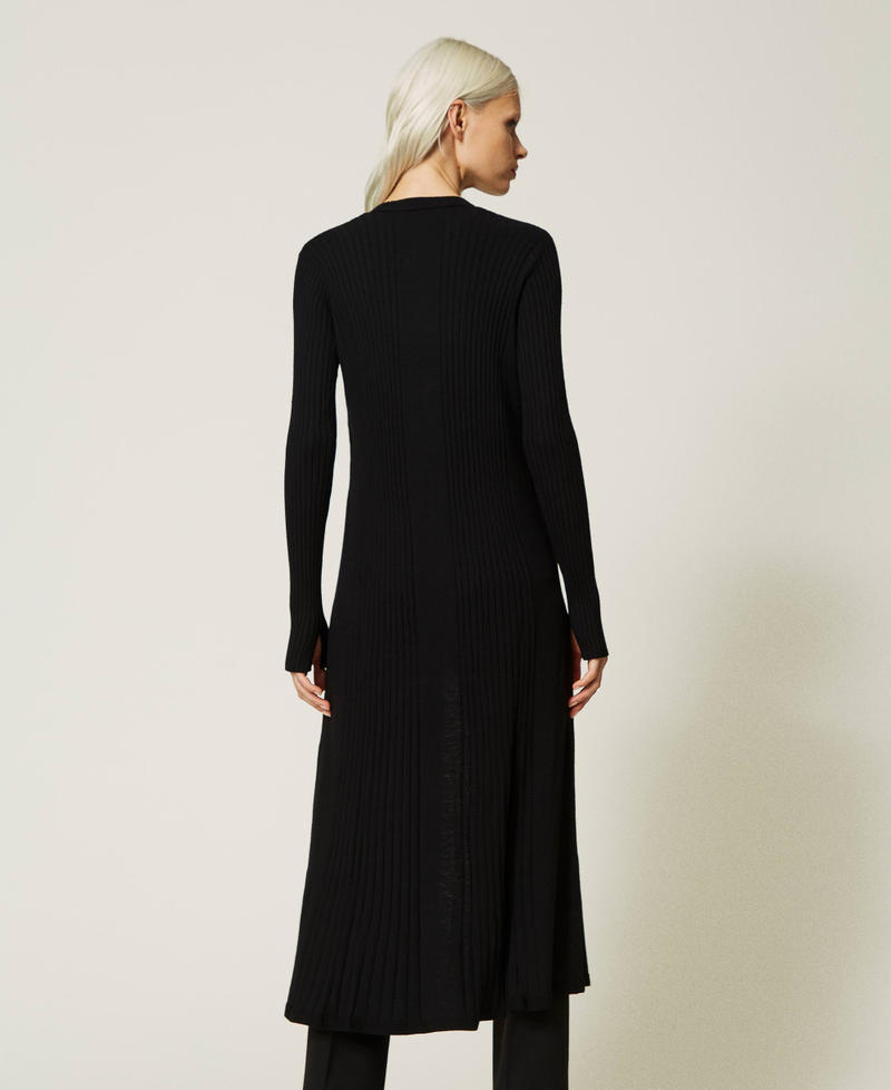 Maxi ribbed cardigan online