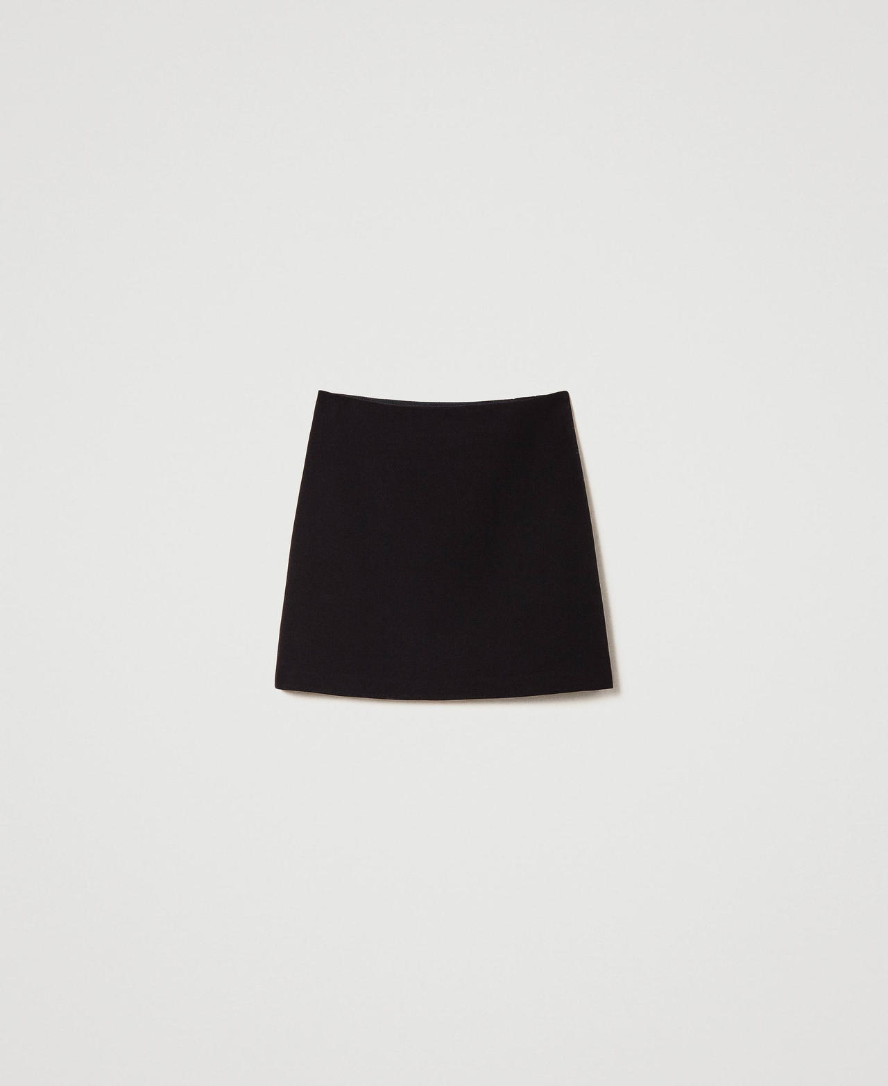 Technical fabric miniskirt