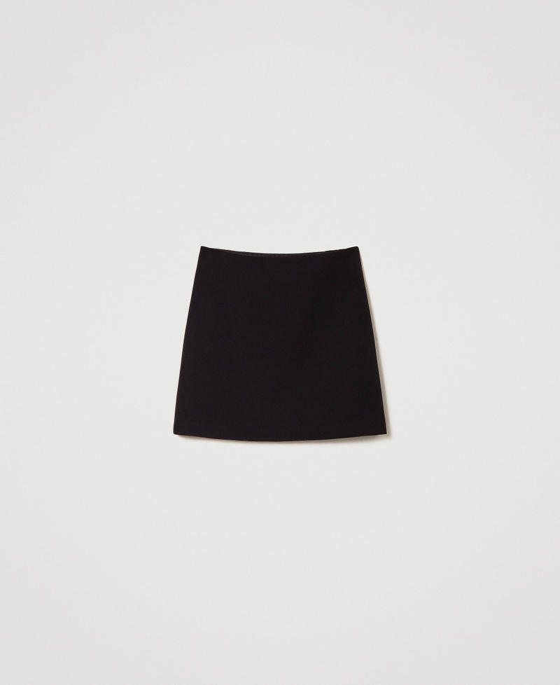 Technical fabric miniskirt